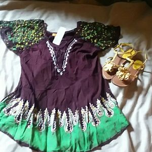 A bohemian blouse! NWT!